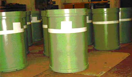 Container for storage of hard radioactive waste Container for storage of hard radioactive waste
